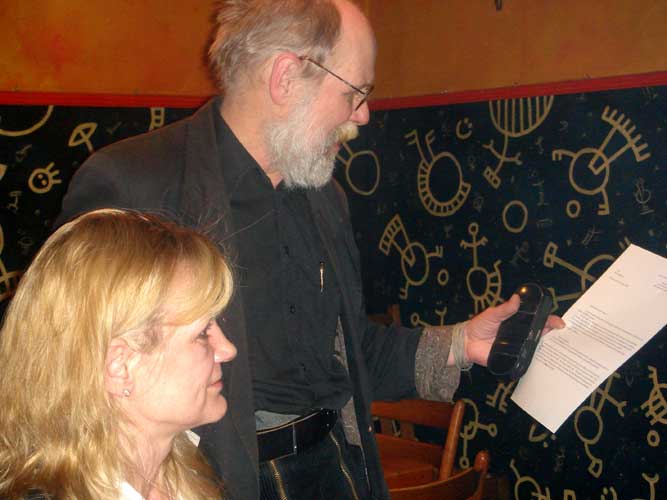 Rahmenwechsel im Caf&eacute; Konkurs: Gudrun Lebek