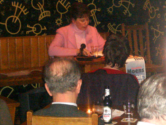 Culture-Club-Lesung Jeannine Moens, 2008