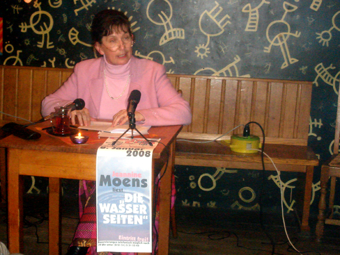 Culture-Club-Lesung Jeannine Moens, 2008