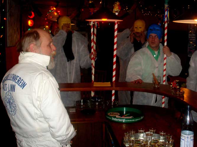 Nachtumzug der Alt-Linner Junggesellen am Schw&ouml;rdonnerstag 2008