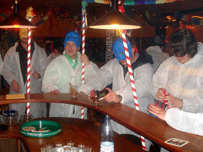Nachtumzug der Alt-Linner Junggesellen am Schw&ouml;rdonnerstag 2008