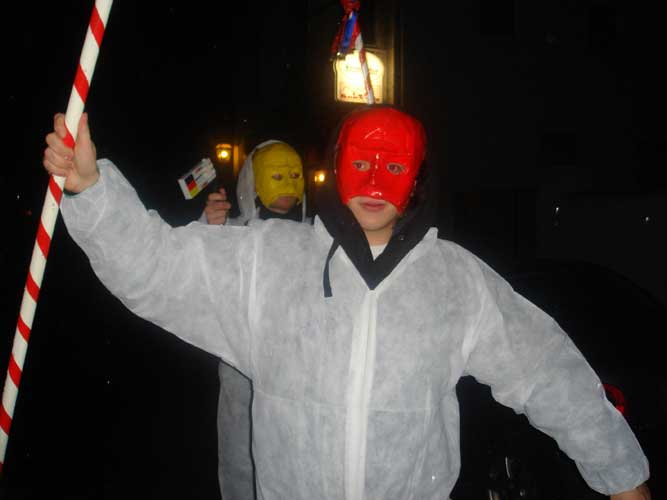Nachtumzug der Alt-Linner Junggesellen am Schw&ouml;rdonnerstag 2008