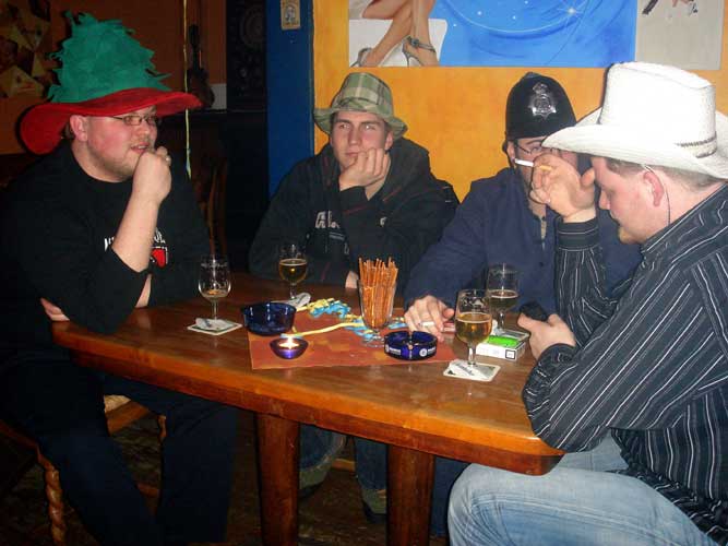 Nachtumzug der Alt-Linner Junggesellen am Schw&ouml;rdonnerstag 2008