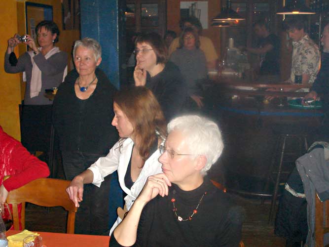 Erikas Sechszigster im Caf&eacute; Konkurs, 27. Januar 2009