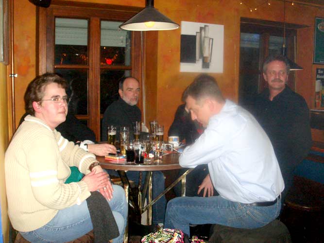 Erikas Sechszigster im Caf&eacute; Konkurs, 27. Januar 2009