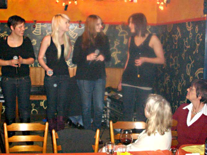 Erikas Sechszigster im Caf&eacute; Konkurs, 27. Januar 2009