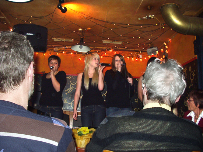 Erikas Sechszigster im Caf&eacute; Konkurs, 27. Januar 2009