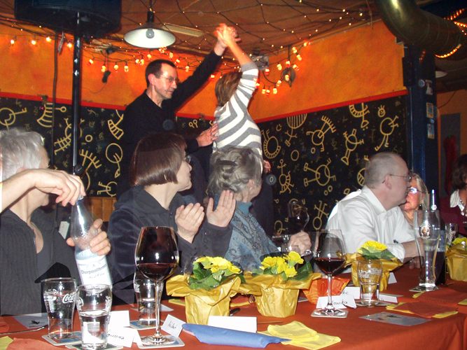 Erikas Sechszigster im Caf&eacute; Konkurs, 27. Januar 2009