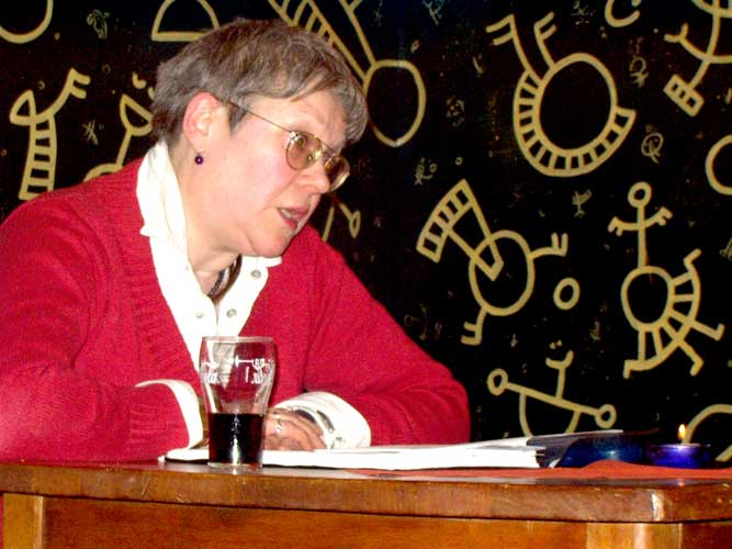 Culture Club Lesung Brigitte Selbach und Nele Perp&eacute;et, 3. M&auml;rz 2009, "Zeitgeschichten"