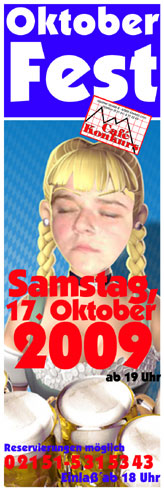 Plakat Oktoberfest 2009