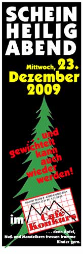 Plakat Scheinheiligabend 2009