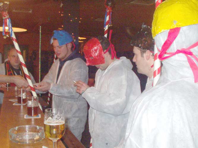 Junggesellen-Nachtumzug 2010 im Caf&eacute; Konkurs, Krefeld-Linn, 2010