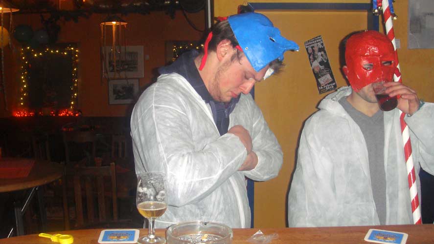 Junggesellen-Nachtumzug 2010 im Caf&eacute; Konkurs, Krefeld-Linn, 2010