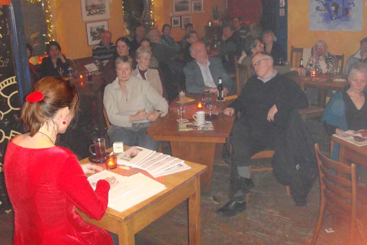 Culture Club Lesung Beate Maria Wester, 2. Februar 2010, "Liebesgedichte"