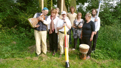 Cacos Baum! Taufe im Greiffenhorst-Park.