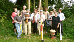 Cacos Baum! Taufe im Greiffenhorst-Park.