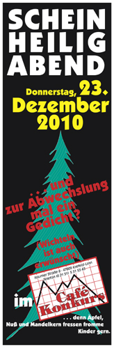 Kleinplakat Scheinheiligabend 2010