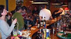 Bild vom Scheinheiligabend 2010 im Café Konkurs