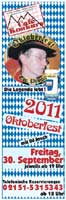 Kleinplakat Oktoberfest 2011