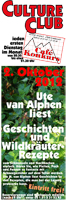 Kleinplakat Lesung van Alphen