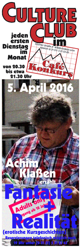 Achim Klaßen erzählt "Fantasie und Realität", 5. April 2016