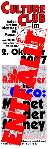 Culture-Club-Plakat: Caco 